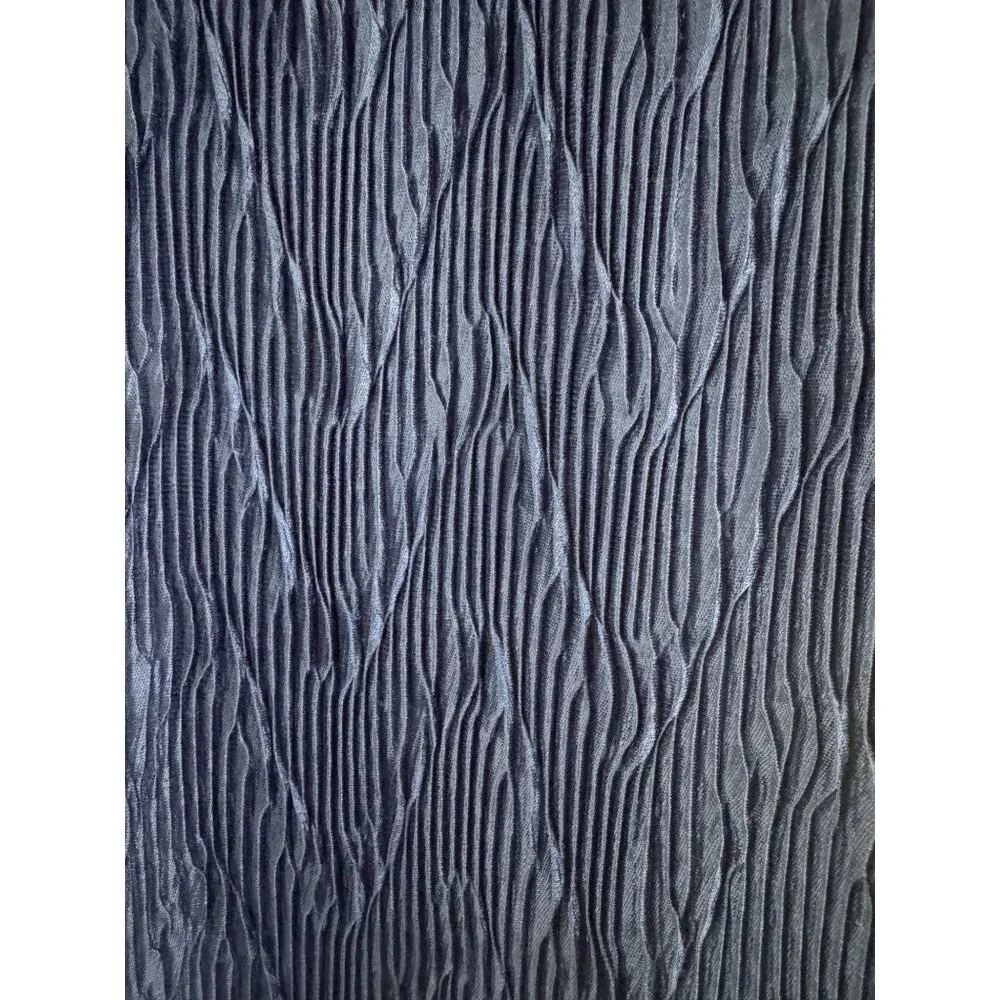 Connected‎ Apparel Dark Blue Bodre Tiered Dress Size 14 Wedding Evening Party